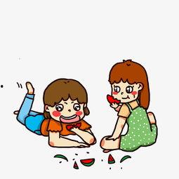 网红吃瓜动漫图片大全,趣味横生图片大全