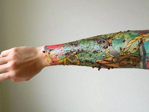 花臂网红吃瓜,揭秘娱乐圈幕后真相